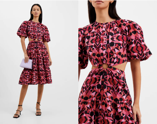 Felicity Puff Sleeve Dress - French Connection