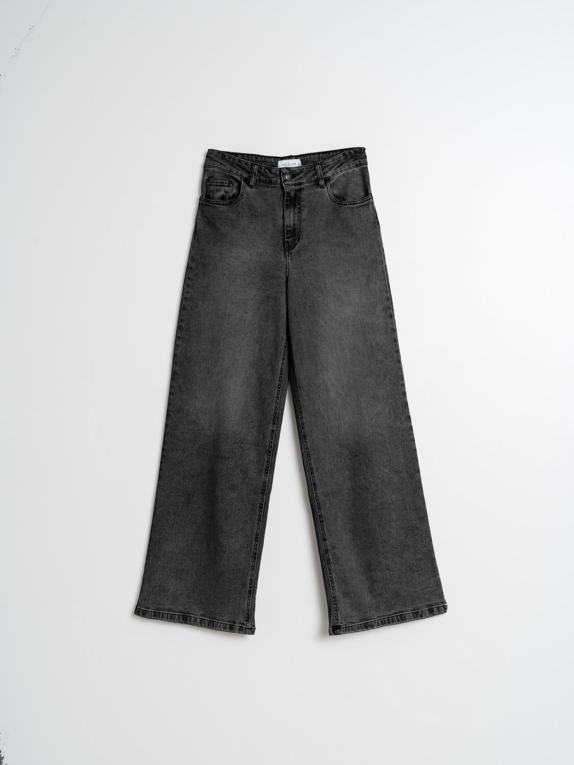 WIDE LEG DENIM PANTS - INDI&COLD