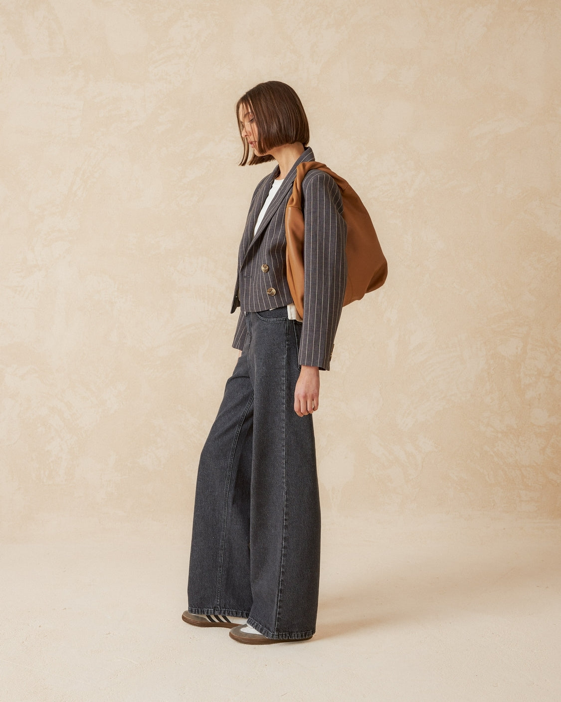 WIDE LEG DENIM PANTS - INDI&COLD