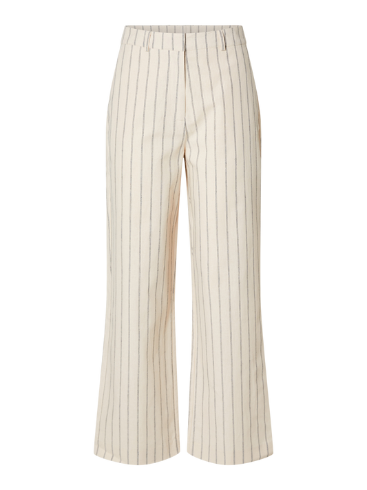 Pinstripe Trousers - Selected Femme