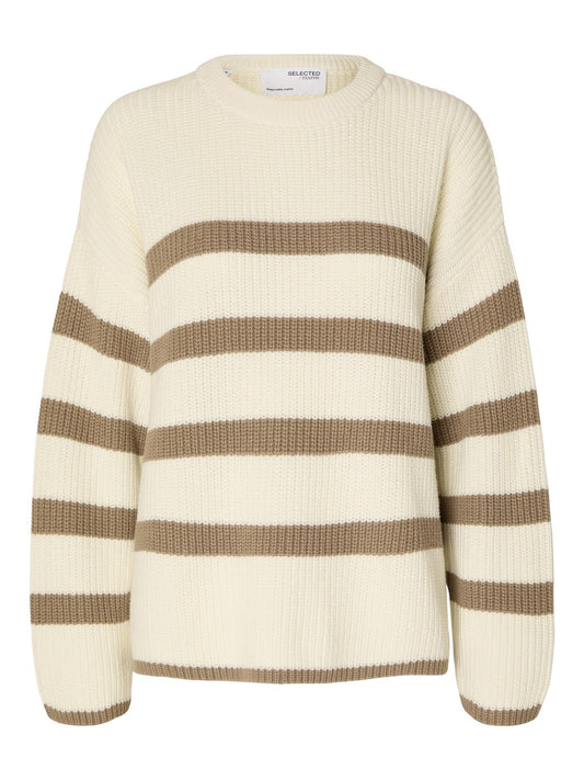 Bloomie Knit O-Neck - Selected Femme
