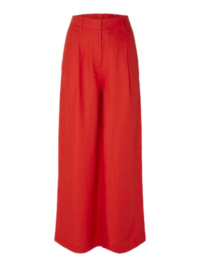 High Waisted Wide Leg Trousers (LYRA) - Selected Femme