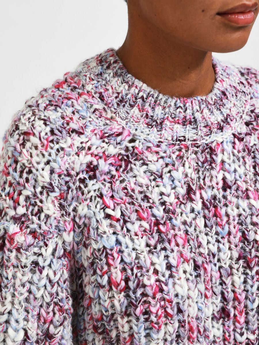 Multicoloured Knit Sweater - Selected Femme