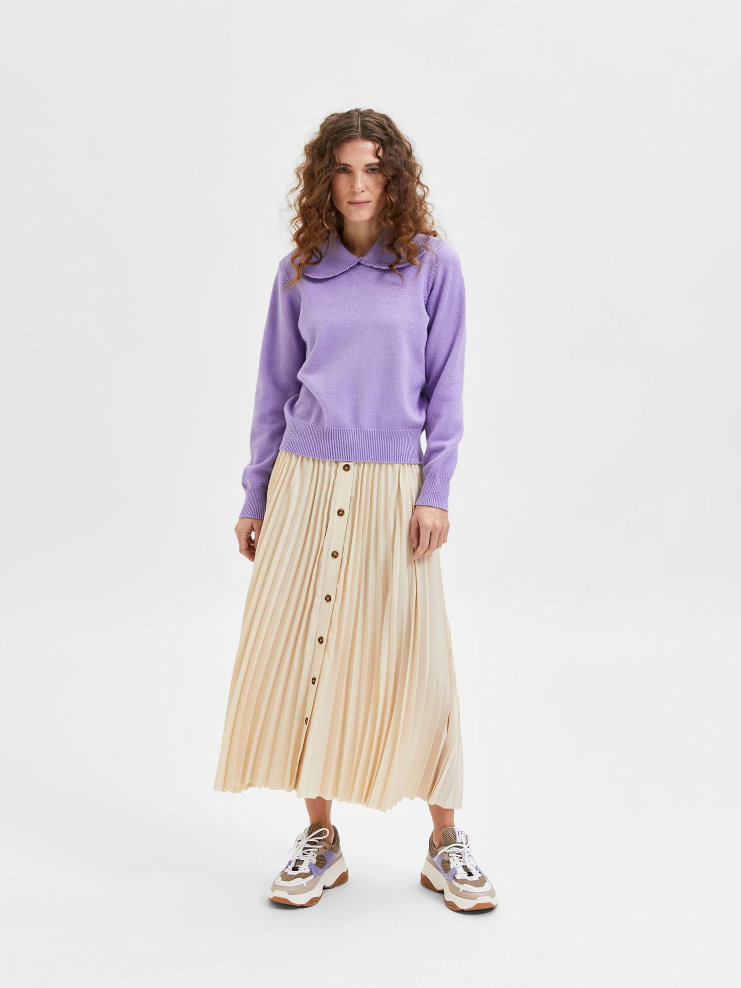 Long Sleeved Knitted Jumper - Selected Femme