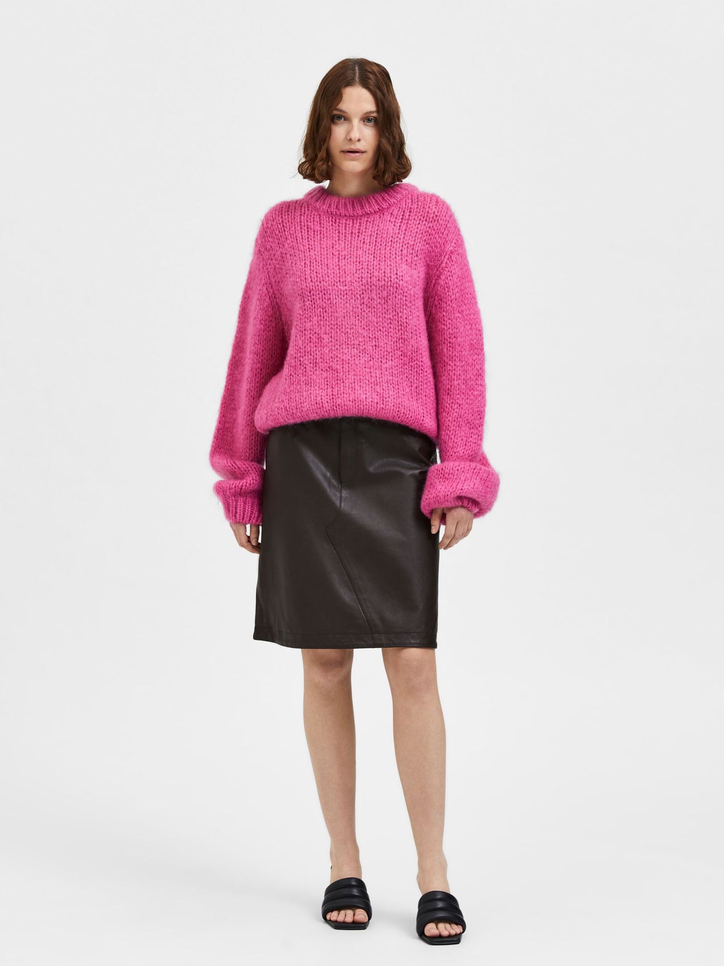 Mohair Blend Knitted Jumper - Selected – Styled By: Sarah Rickard